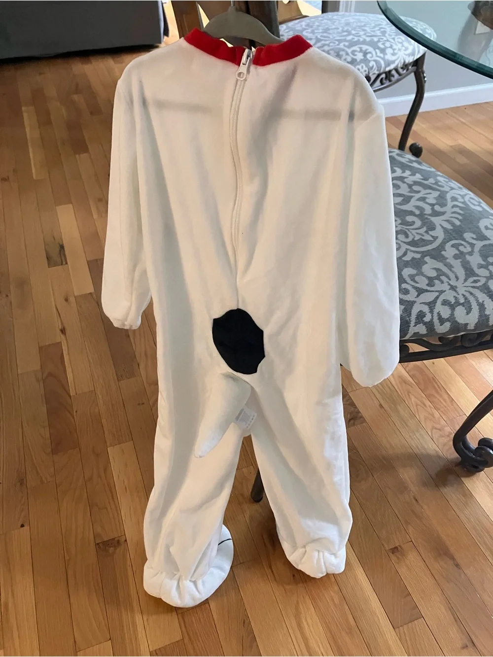 Spirit Peanuts Snoopy Toddler Costume - White with Black Ears and Red Collar